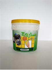 چسب کاشی خمیری 5 کیلویی D2  طلایی ساروج